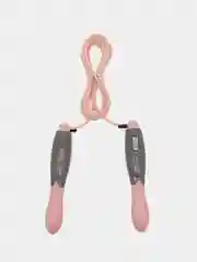Розовый скакалка со счетчиком прыжков / Скакалка с утяжелителями / Скакалка