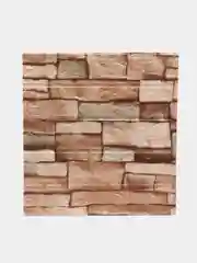 Бежевый 6 штук, Мягкие самоклеящиеся 3D панели, на стену, 38*35*0,4 см