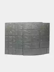 Светло-синий 6 штук, Мягкие самоклеящиеся 3D панели, на стену, 38*35*0,4 см