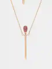 Вишнёвый цепочка тонкая с кулоном Xuping Jewelry, кулон спичка