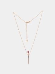 Цепочка тонкая с кулоном Xuping Jewelry, кулон спичка