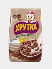 Готовый завтрак Хрутка, Шоколадные колечки, 210 г