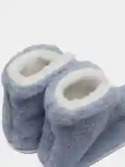 Небесно-голубой чуни домашние женские, гроза