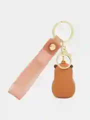 Зеленый брелок для рюкзака и ключей "Капибара"