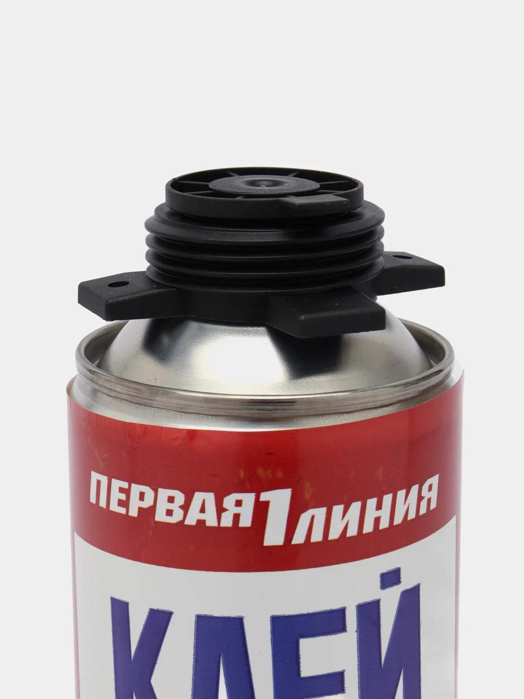Белый клей-пена Первая линия MINI под пистолет, с трубочкой, всесезонная 650 мл