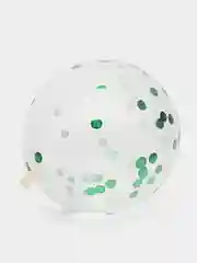 Зеленый воздушный шар с конфетти 1,3,5 штук