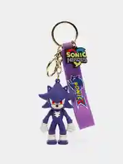 Фиолетовый брелок для рюкзака и ключей "Sonic"/ Синий ёж, Шэдоу, Тейлз, Наклз, Метал Соник