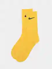 Желтый носки Nike, унисекс, яркие