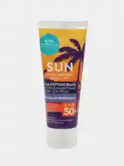 Гиалуроновый солнцезащитный крем д/лица Омолаживающий SPF50+ ,50мл