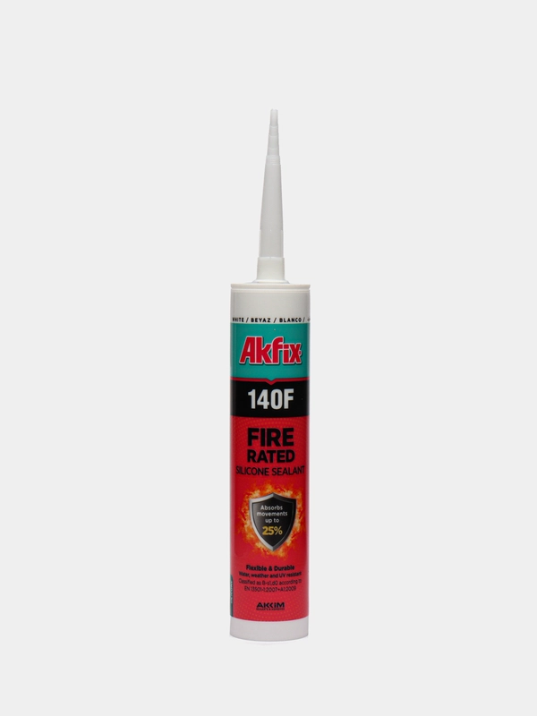 Огнестойкий силиконовый герметик Akfix 140F, 310 мл