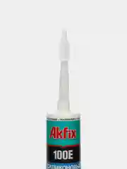 Универсальный силиконовый герметик Akfix 100Е прозрачный, 280 мл