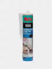 Универсальный силиконовый герметик Akfix 100Е прозрачный, 280 мл