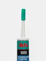 Универсальный силиконовый герметик Akfix 100Е коричневый, 280 мл
