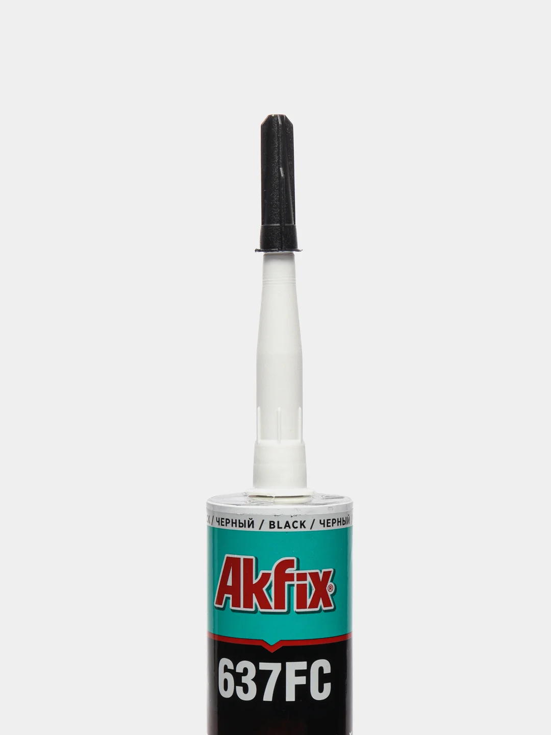 Быстросохнущий ПУ герметик Akfix P637FC 310 мл, черный