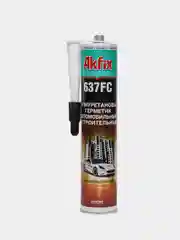Быстросохнущий ПУ герметик Akfix P637FC 310 мл, черный