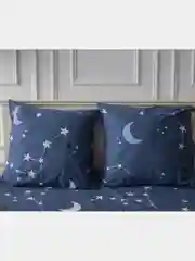 Бирюзовый комплект постельного белья Cotton Nights "Music of the Night", хлопок