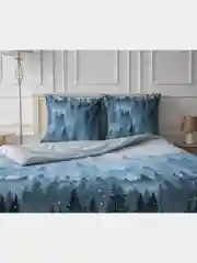 Голубой комплект постельного белья Cotton Nights Sweet Dreams, хлопок