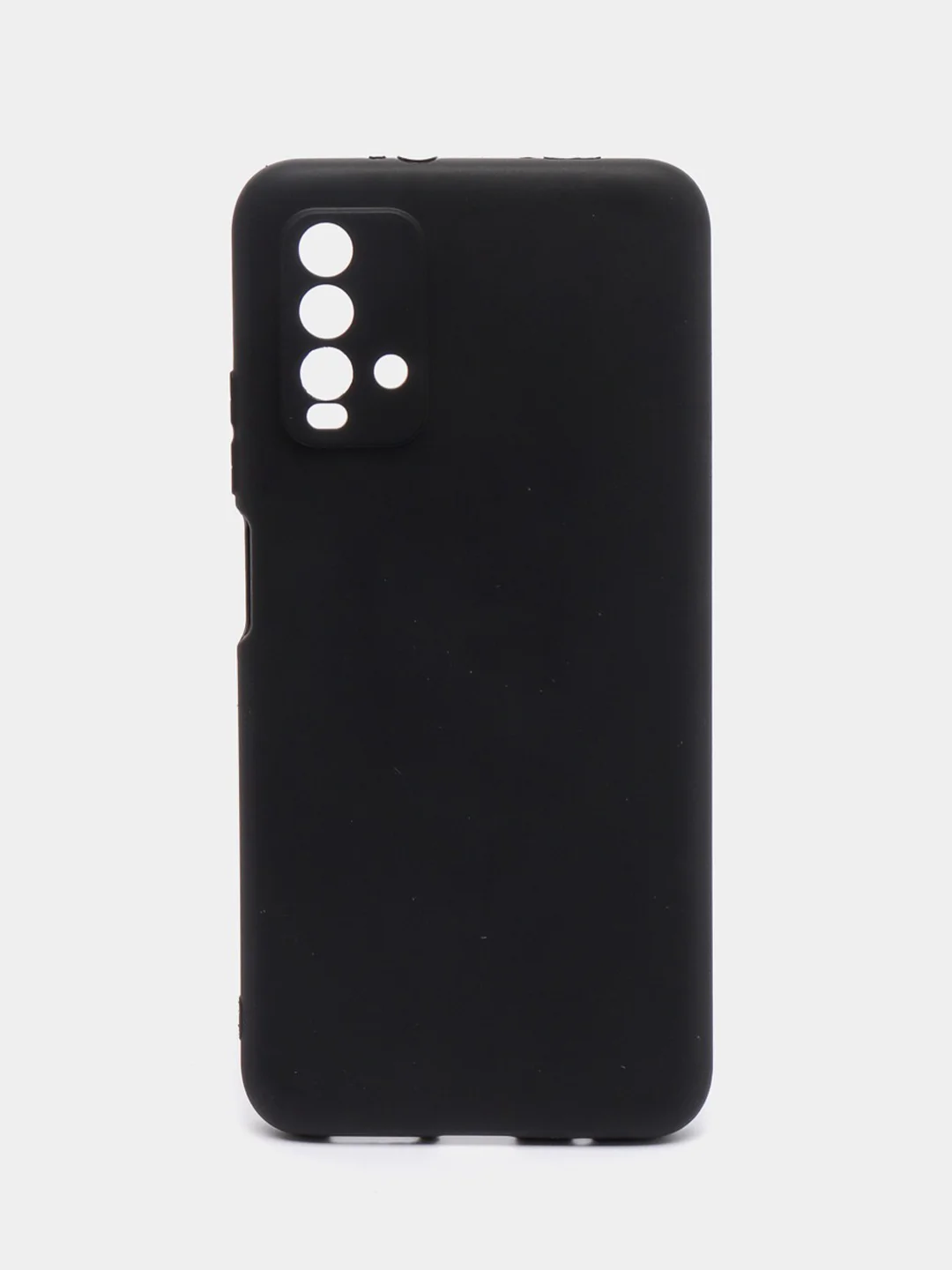 Черный чехол для Xiaomi Redmi 9T силиконовый матовый однотонный