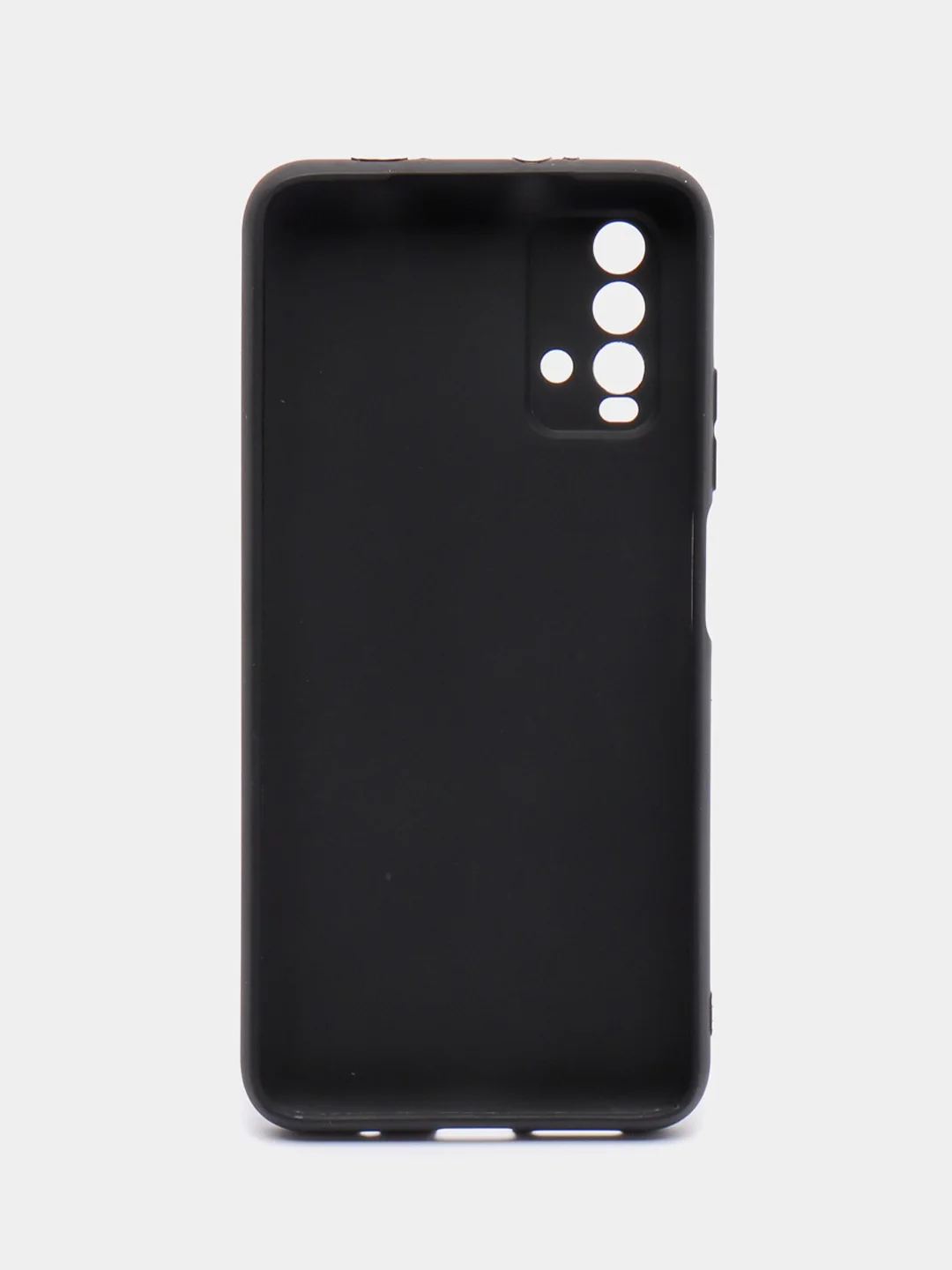 Черный чехол для Xiaomi Redmi 9T силиконовый матовый однотонный