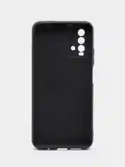 Черный чехол для Xiaomi Redmi 9T силиконовый матовый однотонный
