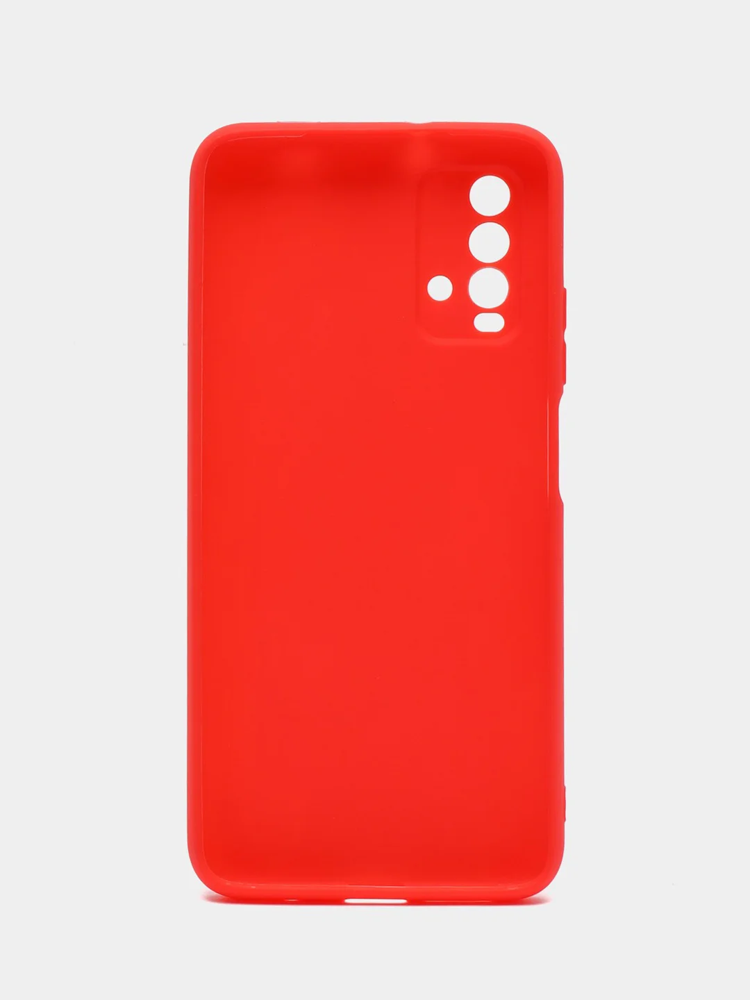Красный чехол для Xiaomi Redmi 9T силиконовый матовый однотонный