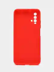 Красный чехол для Xiaomi Redmi 9T силиконовый матовый однотонный