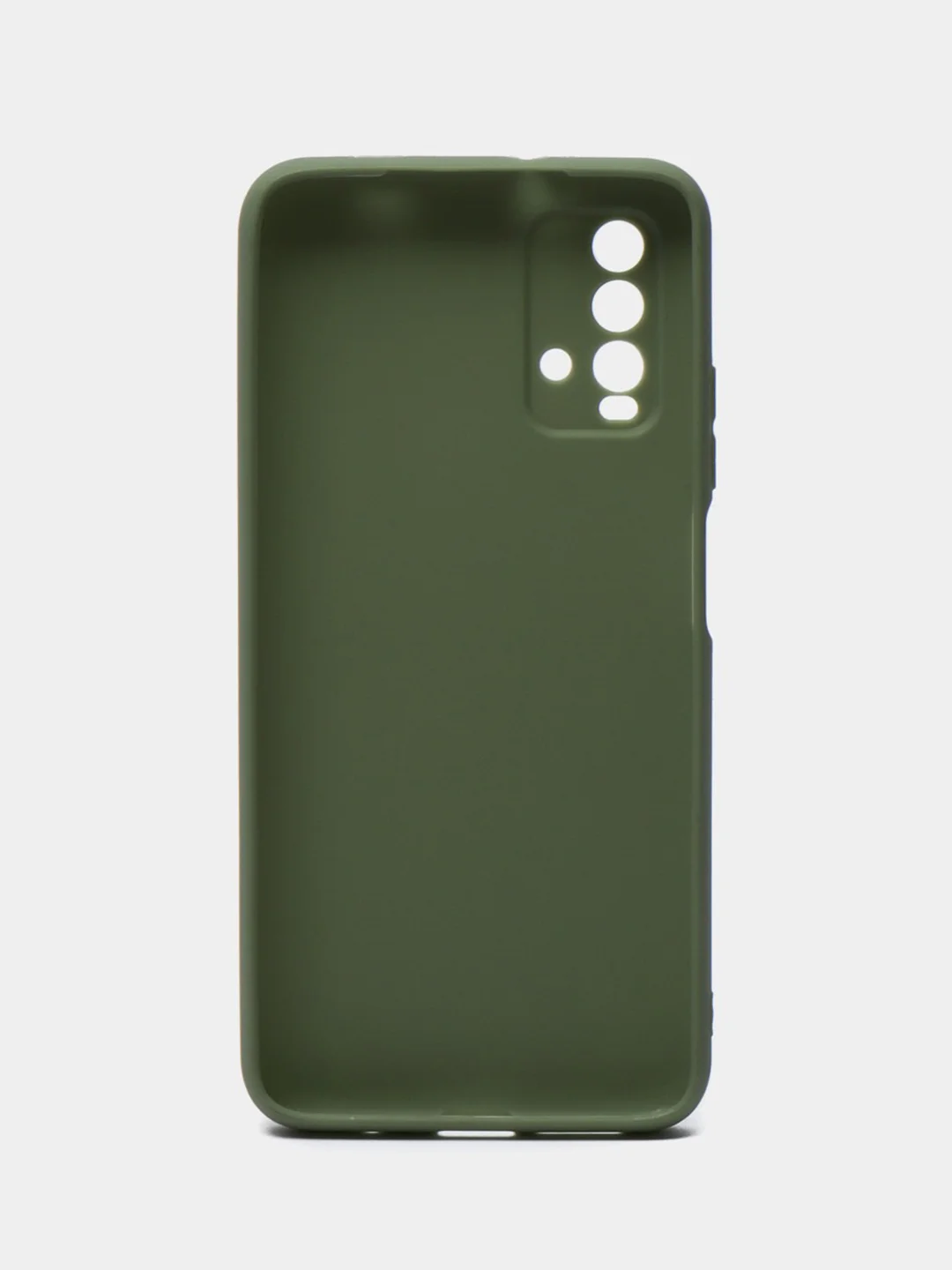 Оливковый чехол для Xiaomi Redmi 9T силиконовый матовый однотонный