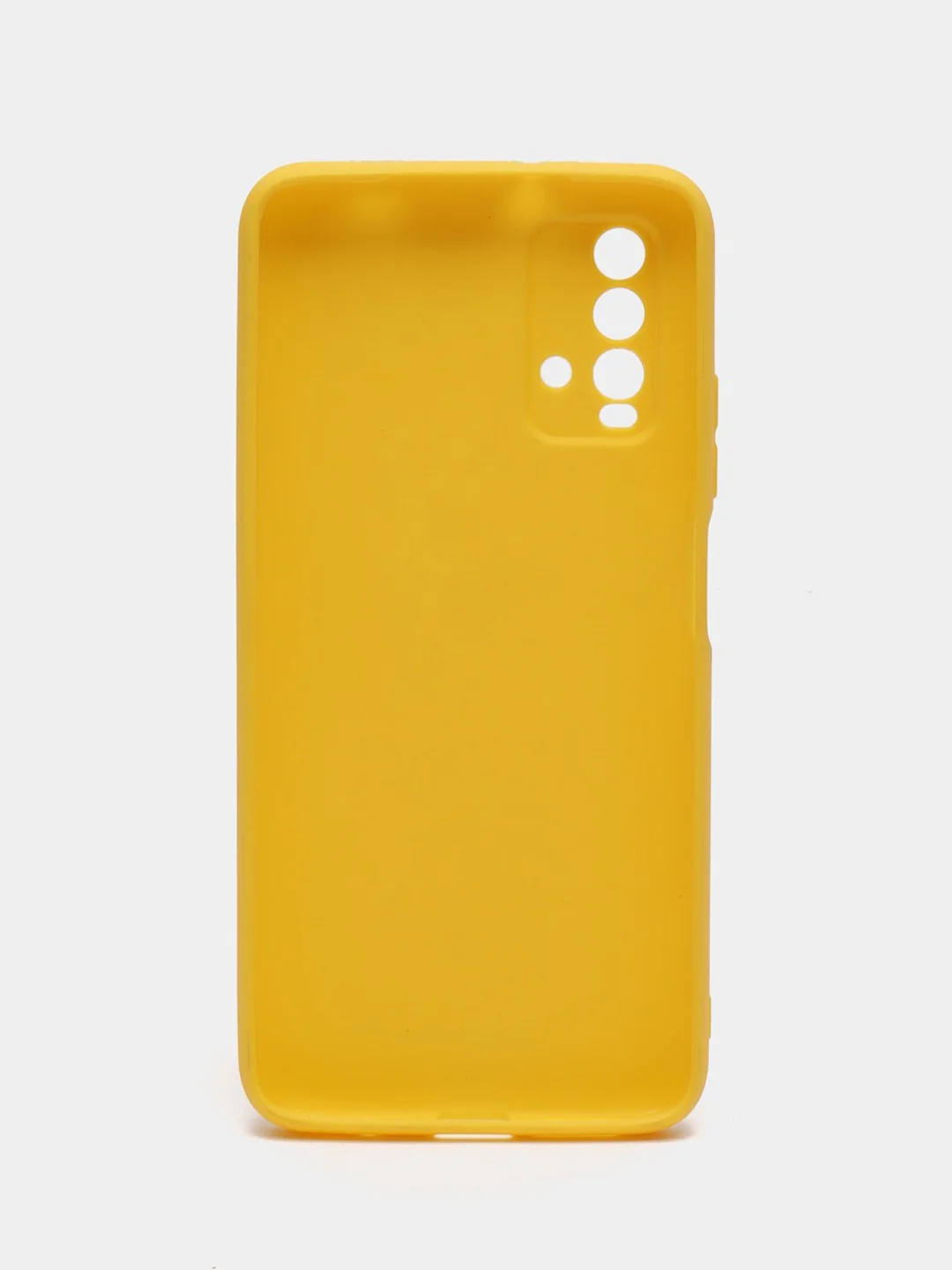 Желтый чехол для Xiaomi Redmi 9T силиконовый матовый однотонный