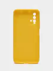 Желтый чехол для Xiaomi Redmi 9T силиконовый матовый однотонный