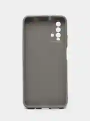 Серый чехол для Xiaomi Redmi 9T силиконовый матовый однотонный