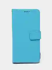 Голубой кожаный PU чехол-книжка Xiaomi Redmi 10, 4G