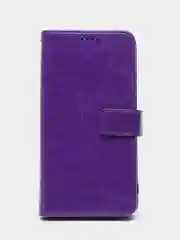 Пурпурный кожаный PU чехол-книжка Xiaomi Redmi 10, 4G