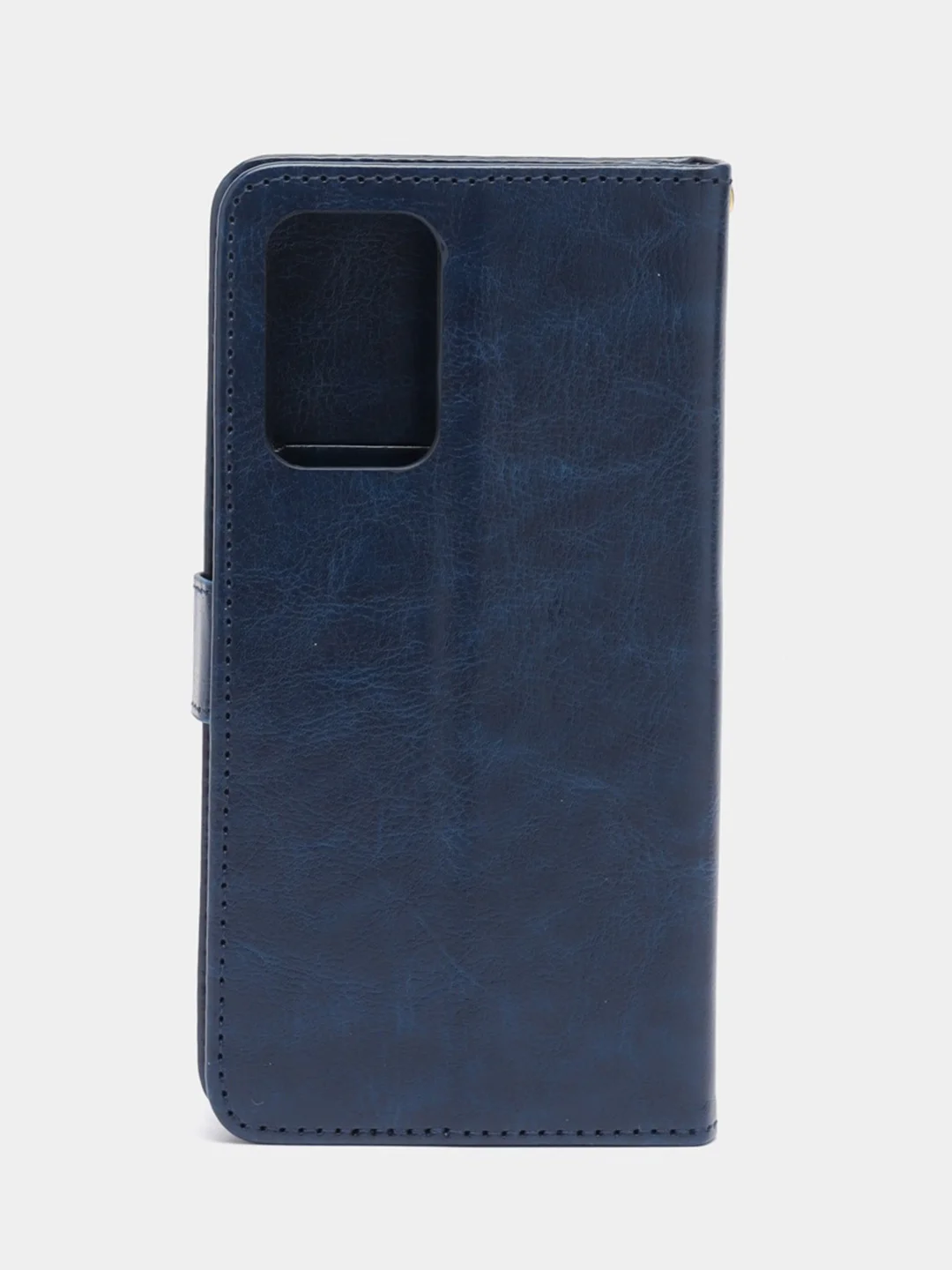 Темно-синий кожаный PU чехол-книжка Xiaomi Redmi 10, 4G