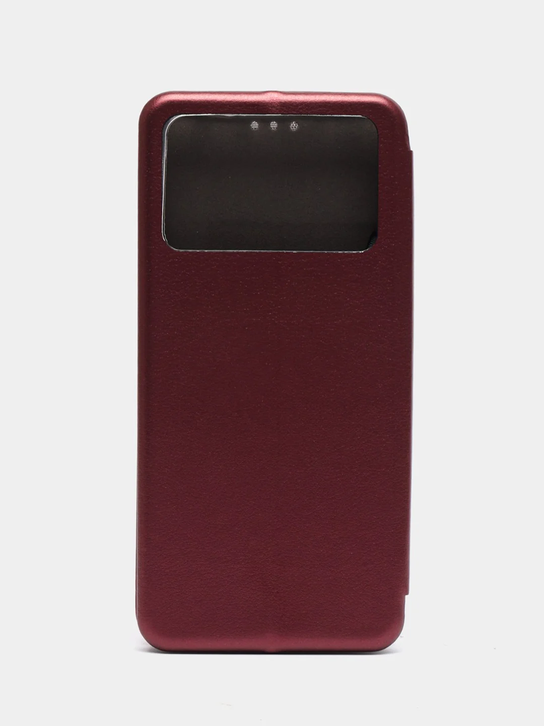 Бордовый чехол-книжка Xiaomi POCO X4 Pro 5G