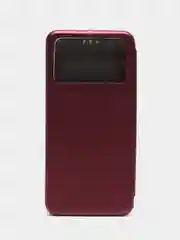Бордовый чехол-книжка Xiaomi POCO X4 Pro 5G
