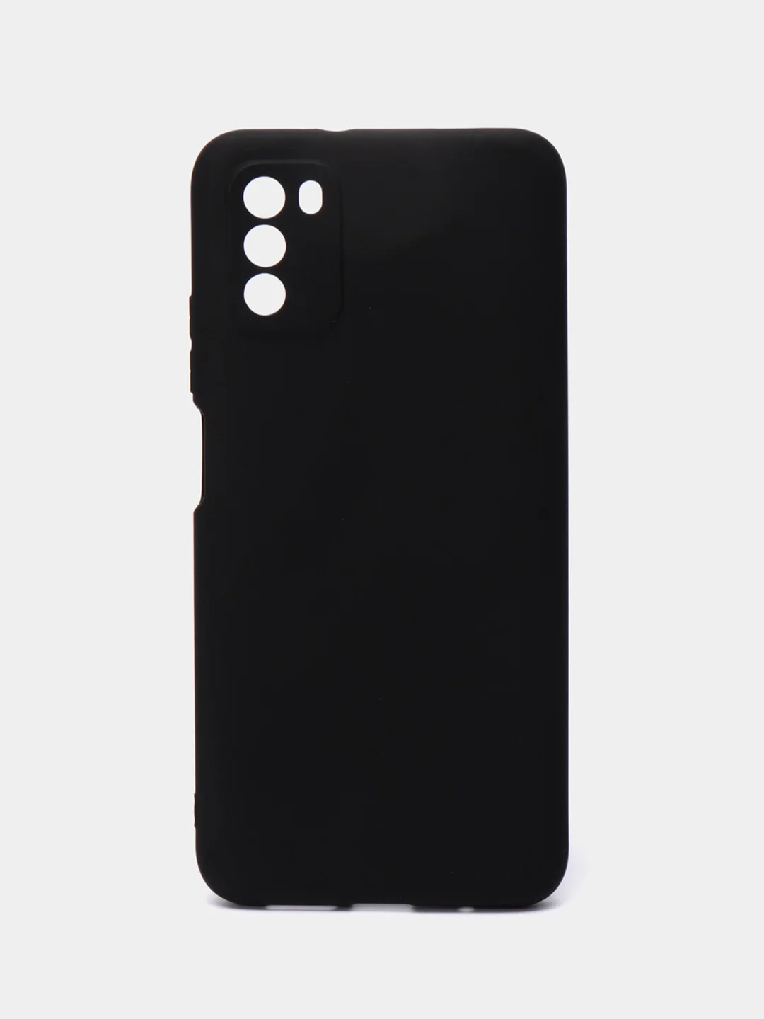 Черный чехол для Xiaomi Poco M3 силиконовый