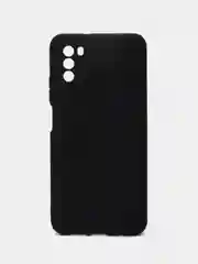 Черный чехол для Xiaomi Poco M3 силиконовый