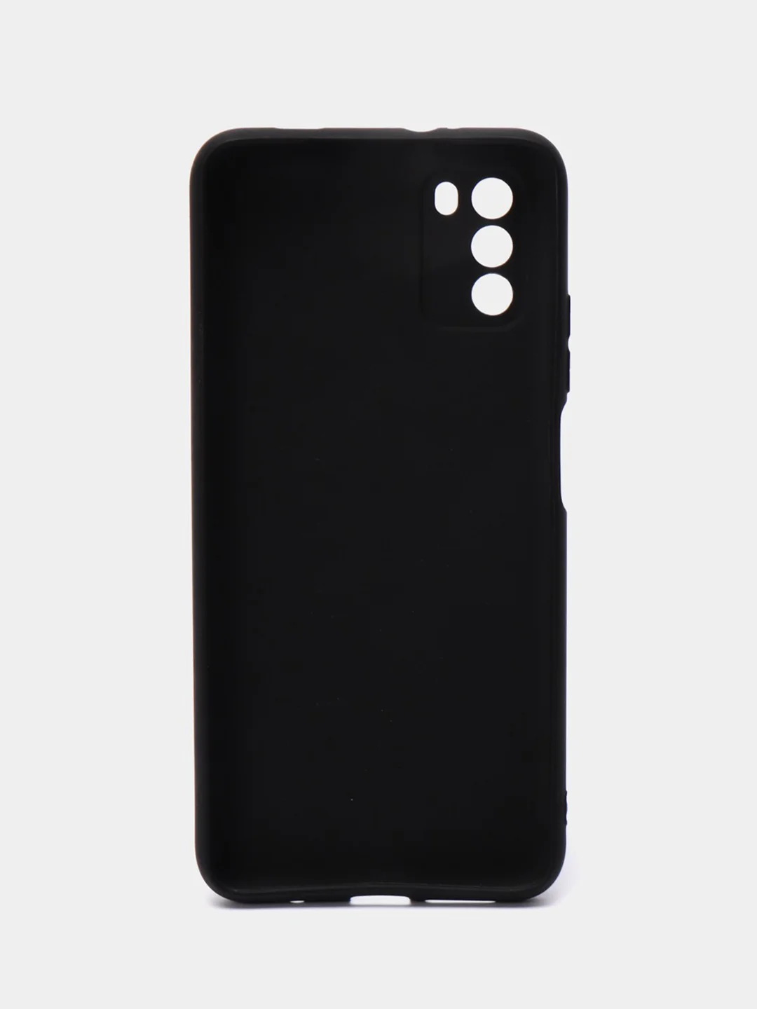 Черный чехол для Xiaomi Poco M3 силиконовый