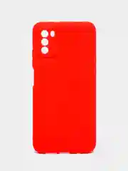 Красный чехол для Xiaomi Poco M3 силиконовый