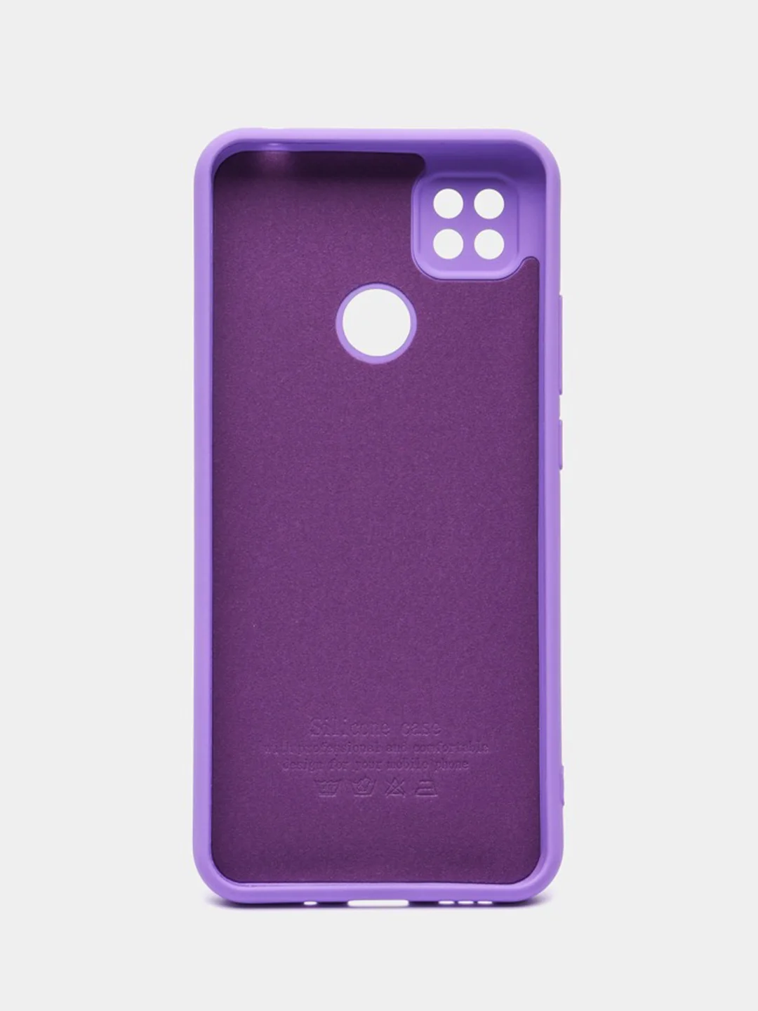 Фиолетовый чехол Silicone Cover для Xiaomi Redmi 9A / Redmi 9C