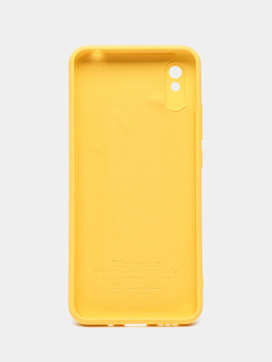 Желтый чехол Silicone Cover для Xiaomi Redmi 9A / Redmi 9C