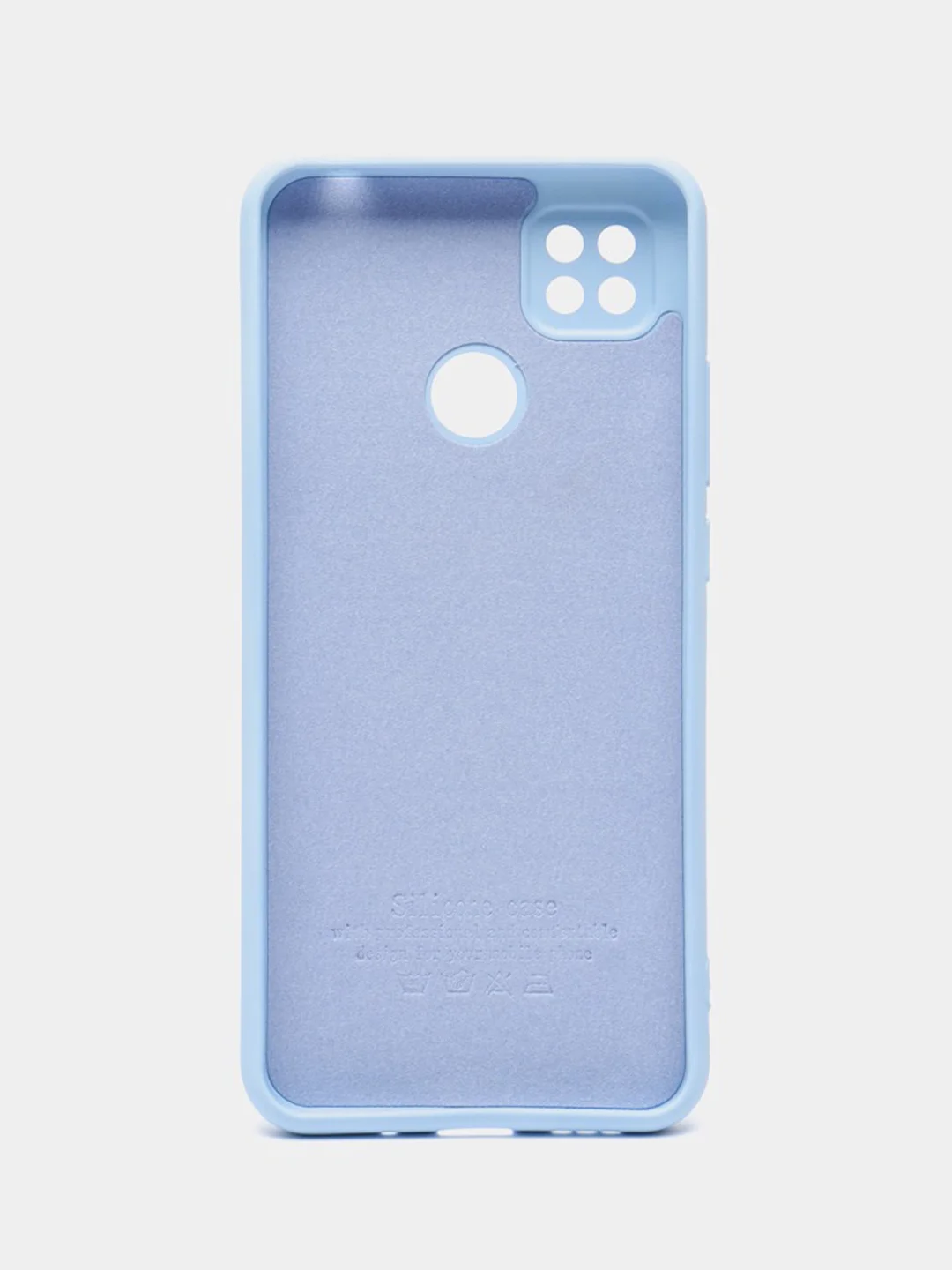 Голубой чехол Silicone Cover для Xiaomi Redmi 9A / Redmi 9C