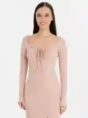 Карамельный платье женское летнее