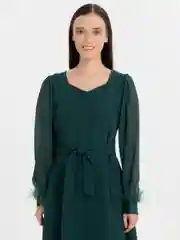 Зеленый платье женское
