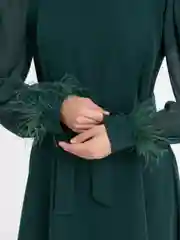 Зеленый платье женское