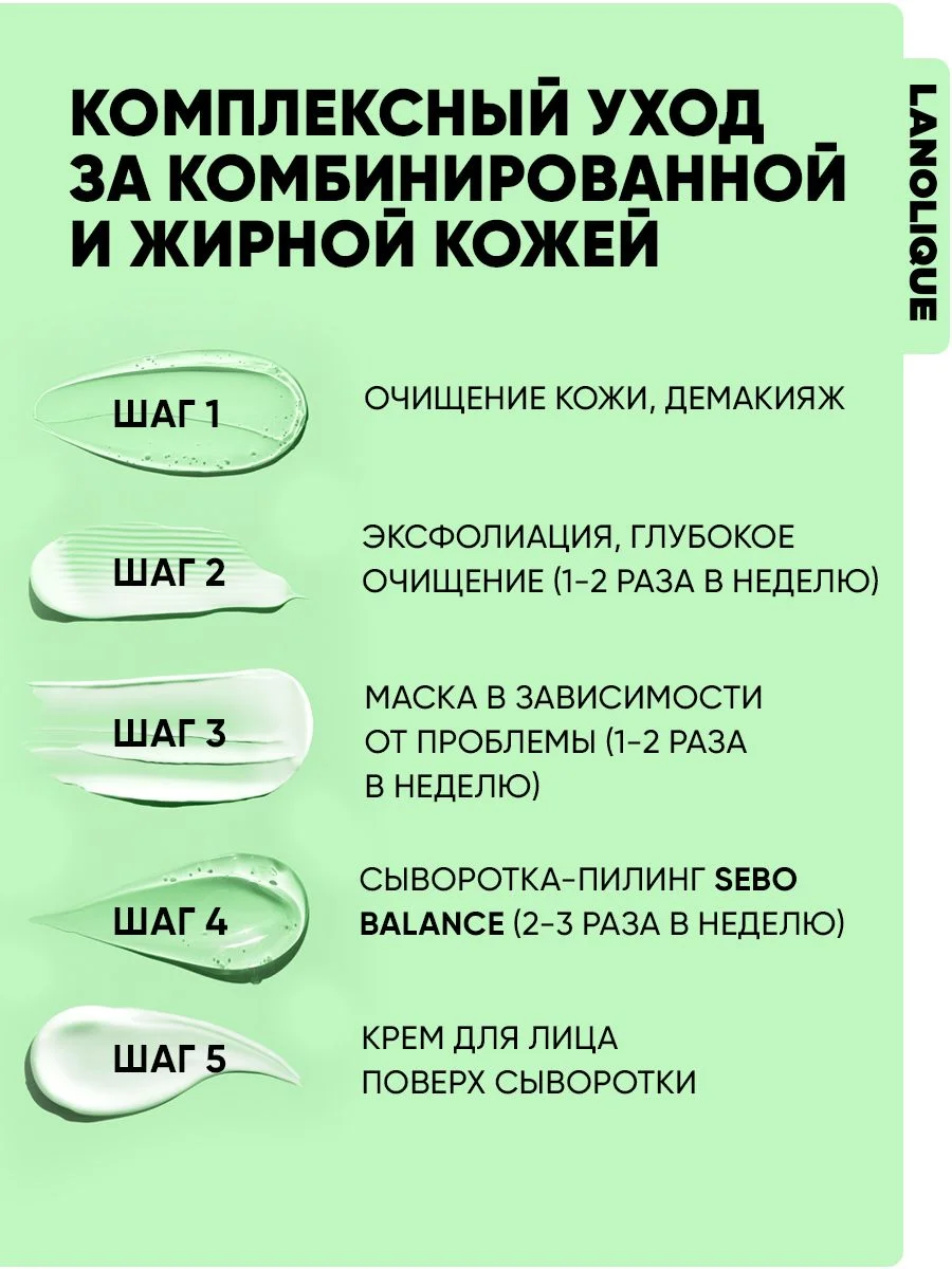 Сыворотка пилинг для лица кислотный SEBO BALANCE, 30 мл