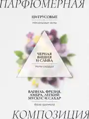 Гель для душа парфюмированный Кашемир и Слива