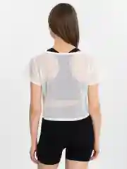 Белый женская футболка сетчатая, спортивная, 4 цвета