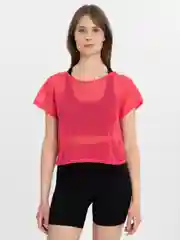 Розовый женская футболка сетчатая, спортивная, 4 цвета