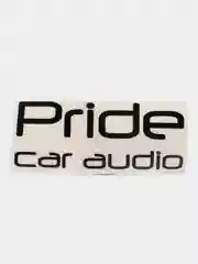 Черный наклейка на автомобиль "Pride car audio"